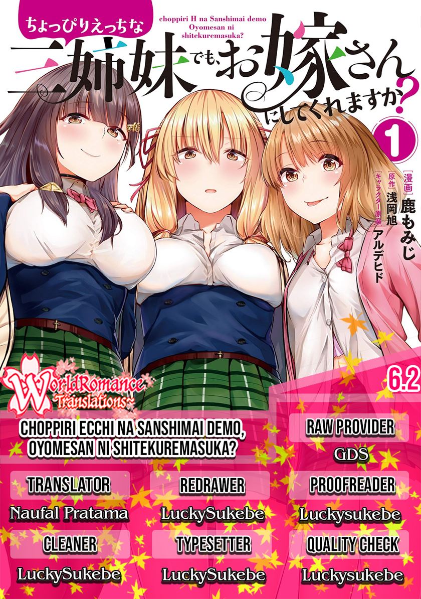 Could You Turn Three Perverted Sisters Into Fine Brides? Chapter 06.2 Bahasa Indonesia